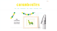 Desktop Screenshot of carambouilles.com